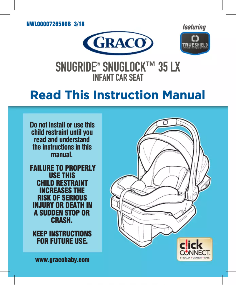 Page 1 de la notice Manuel utilisateur Graco SnugRide SnugLock 35 LX