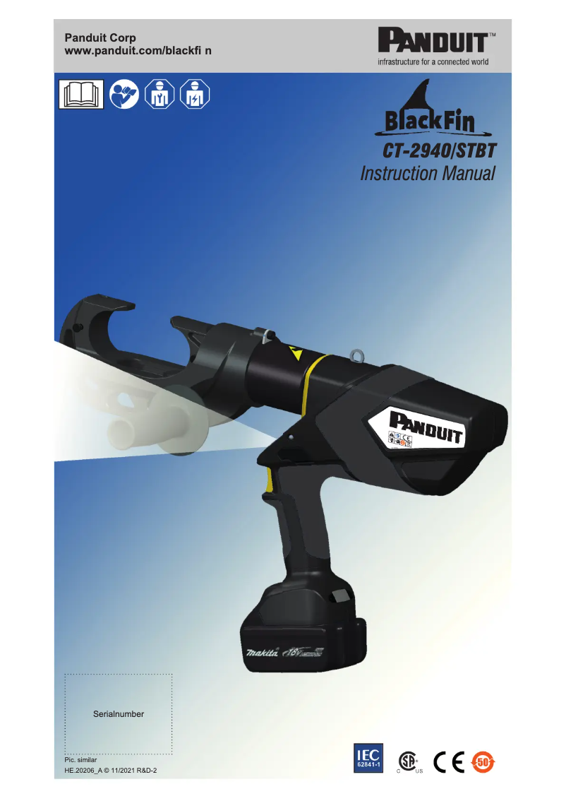 Page n°1 - Manuel utilisateur Panduit CT-2940/STBT