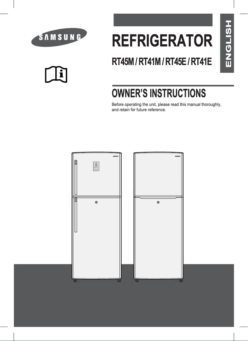 Image de la première page du manuel de l'appareil RT41MCMT1
