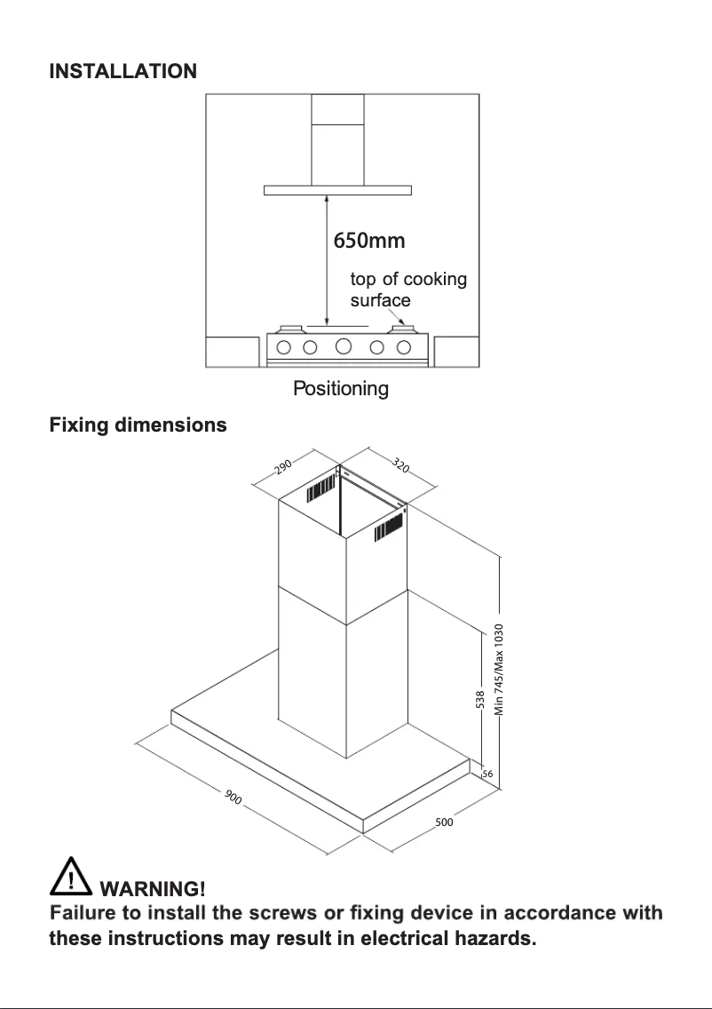 Page 1 de la notice Guide d'installation Philco PC900SLE