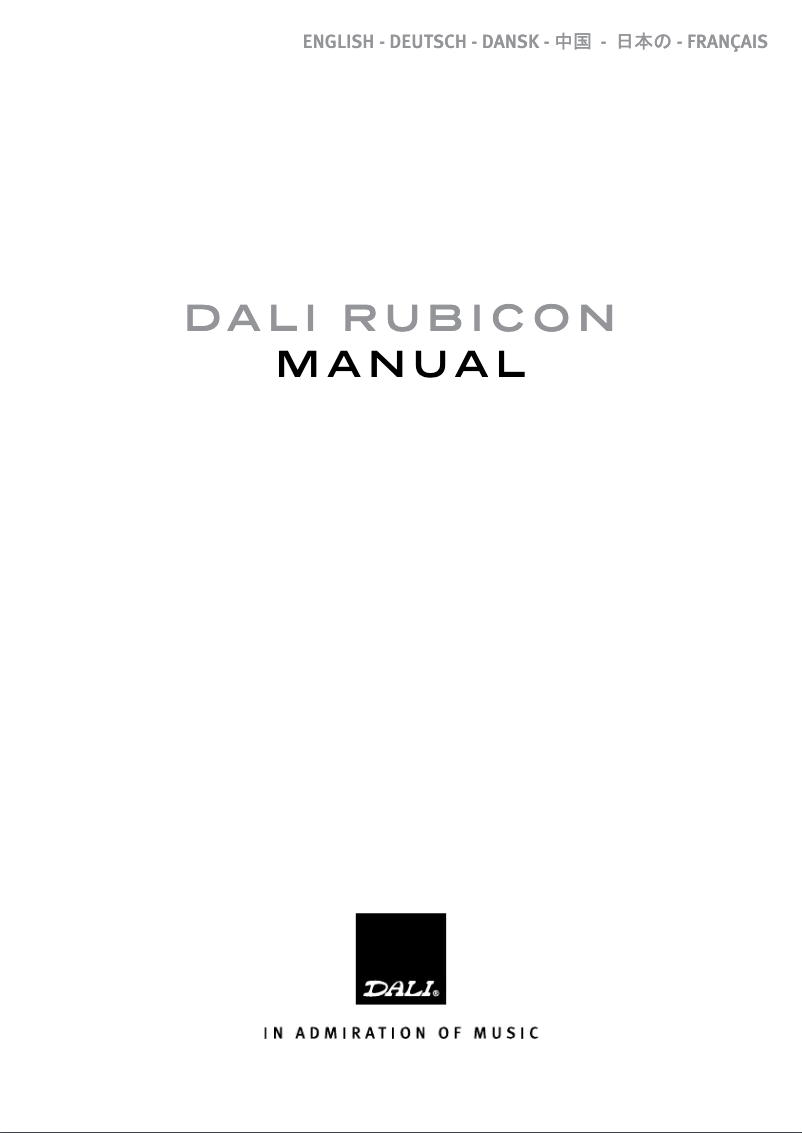 Image de la première page du manuel de l'appareil Rubicon