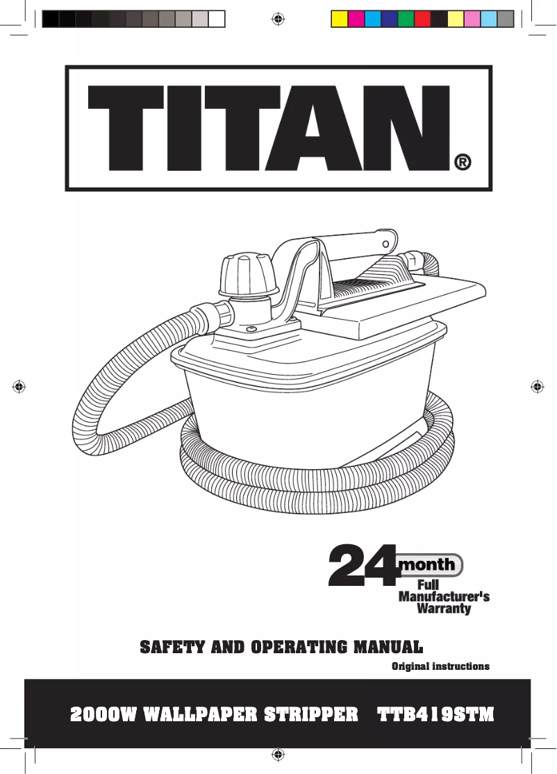 Page 1 de la notice Manuel utilisateur Titan TTB419STM