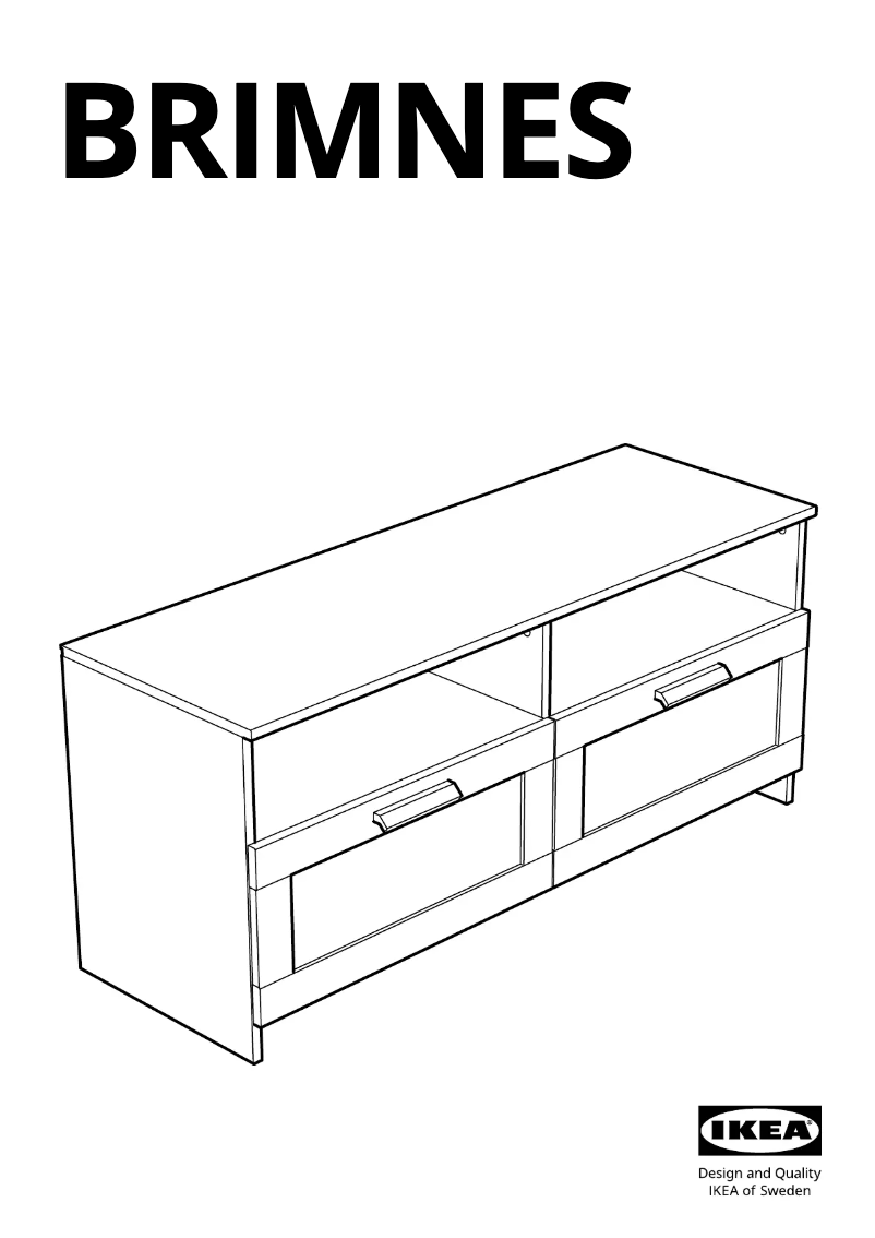 Image de la première page du manuel de l'appareil BRIMNES 605.694.85
