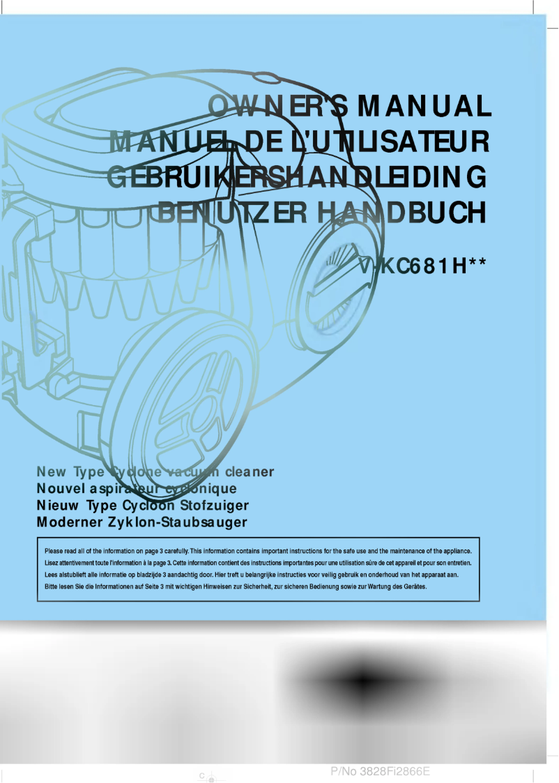 Page n°1 - Manuel utilisateur LG V-KC681HTQ