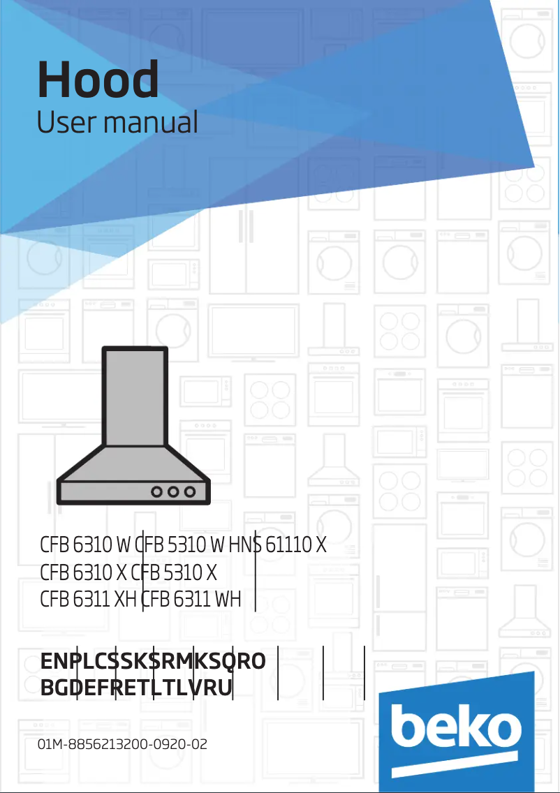 Image de la première page du manuel de l'appareil CFB 6310 X