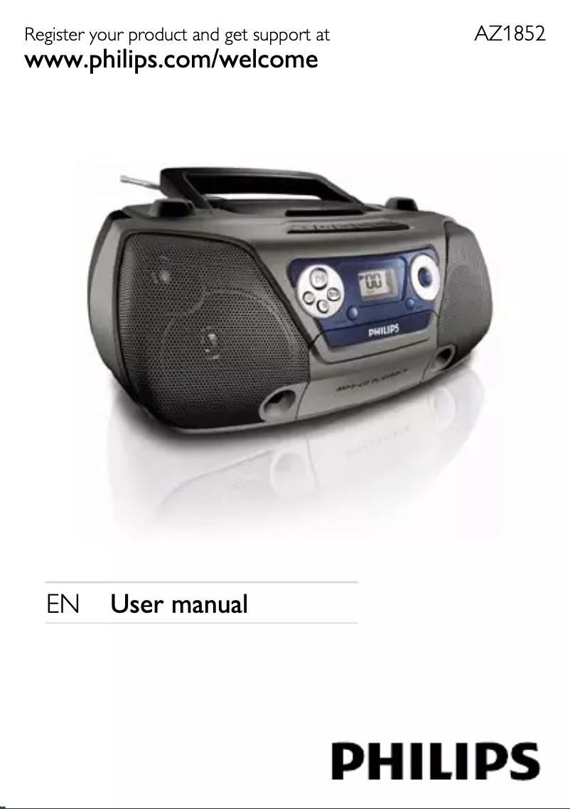Image de la première page du manuel de l'appareil AZ1852