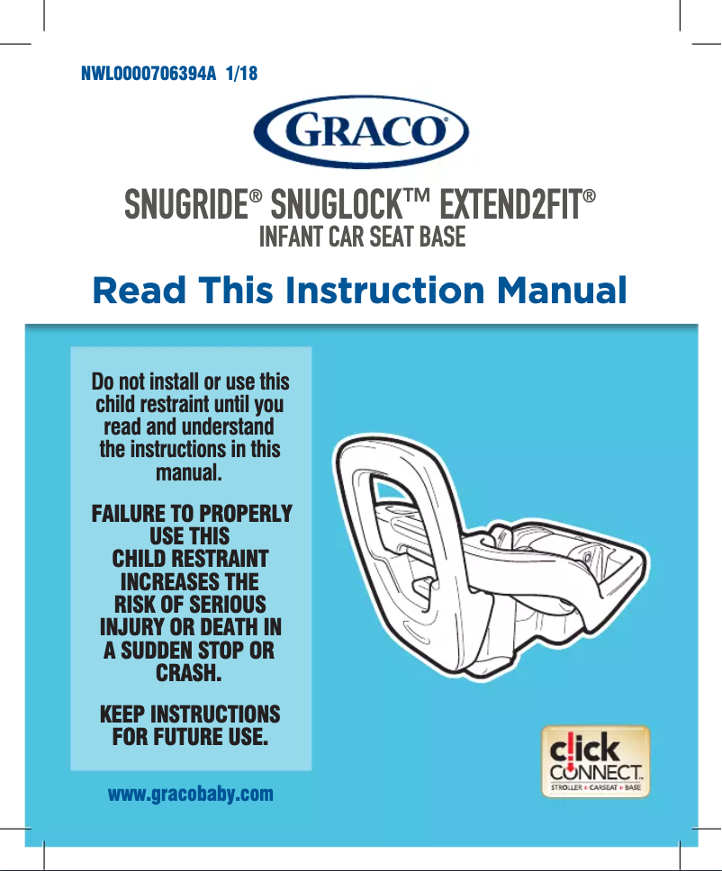 Image de la première page du manuel de l'appareil SnugRide SnugLock Extend2Fit