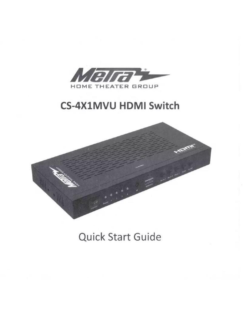 Image de la première page du manuel de l'appareil CS-4X1MVU