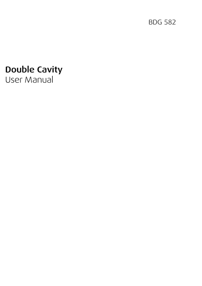 Image de la première page du manuel de l'appareil BDG582W