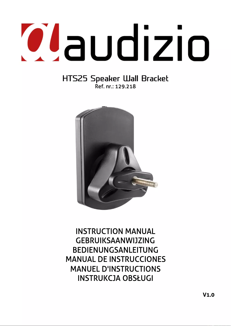Page n°1 - Manuel utilisateur Audizio HTS15