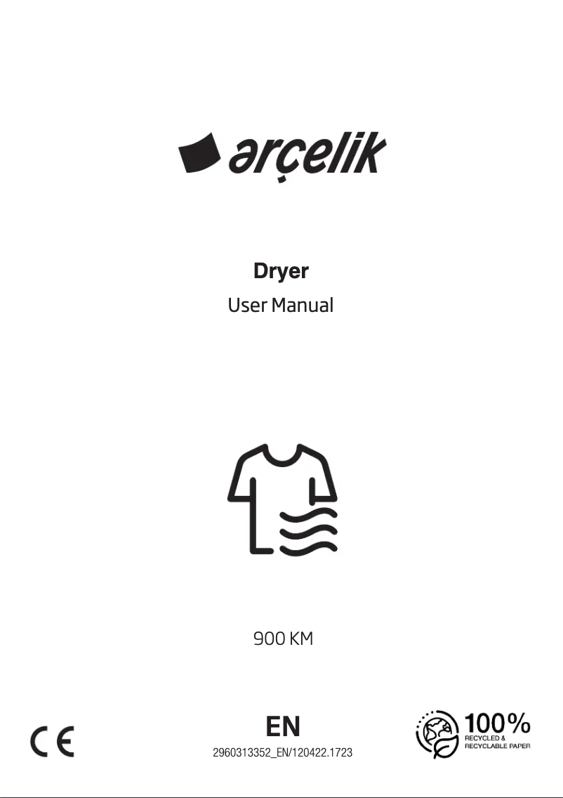 Page n°1 - Manuel utilisateur Arçelik 900 KM