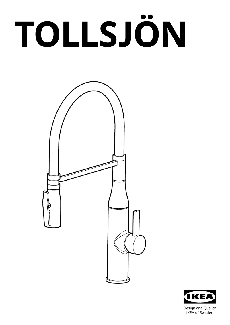 Page 1 de la notice Manuel utilisateur Ikea TOLLSJÖN 304.284.49