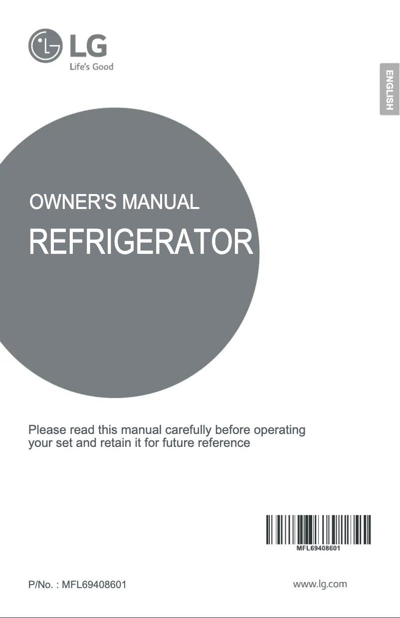 Image de la première page du manuel de l'appareil GL-051SQW