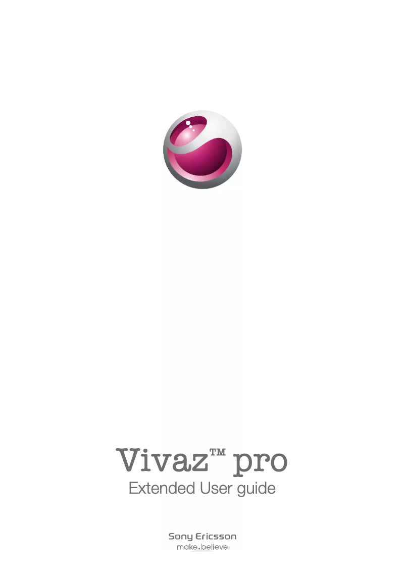 Imagen de la primera página del manual del dispositivo Vivaz prop