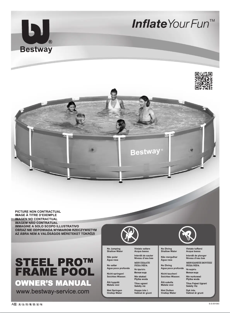 Page n°1 - Manuel utilisateur Bestway BW56263