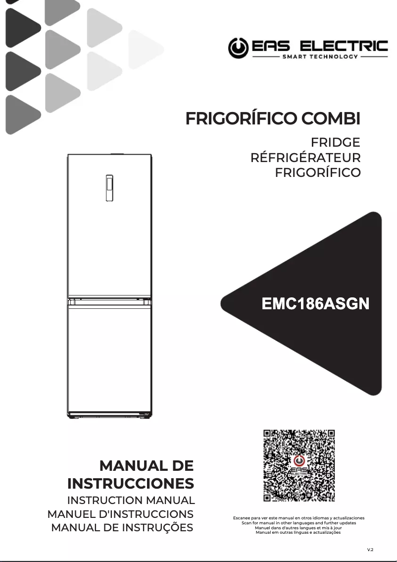 Page 1 de la notice Manuel utilisateur EAS Electric EMC186ASGN