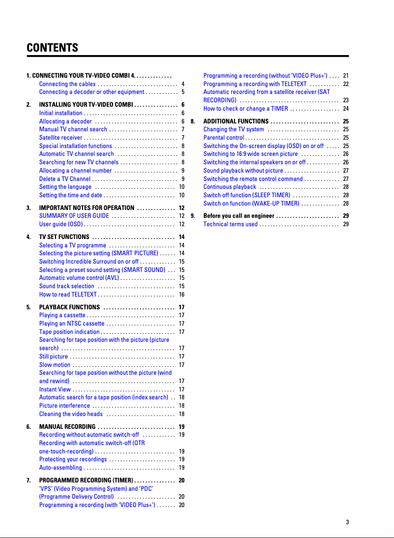 Page 1 de la notice Manuel utilisateur Philips 21PV715