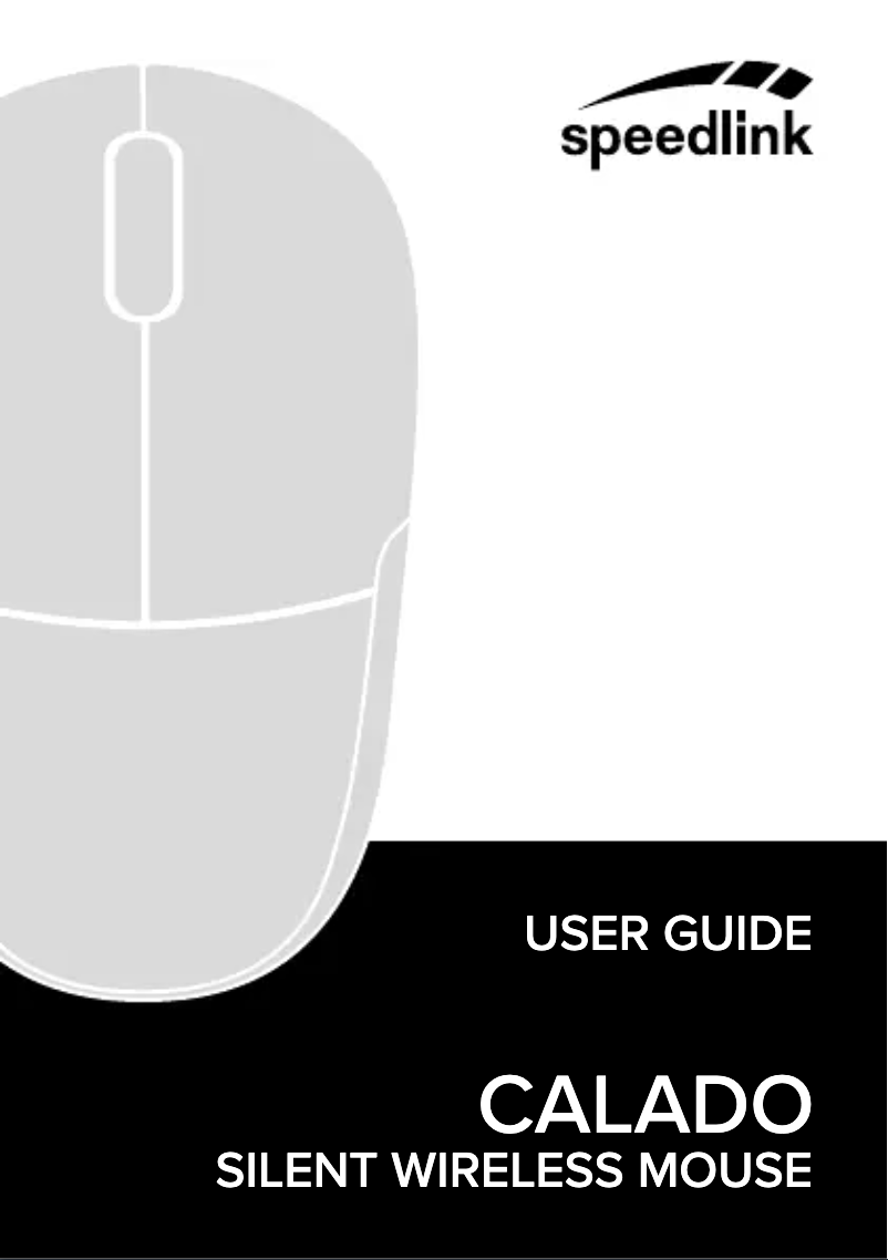 Page 1 of the manual User Manual Speed-Link Calado SL-630007-RRRD