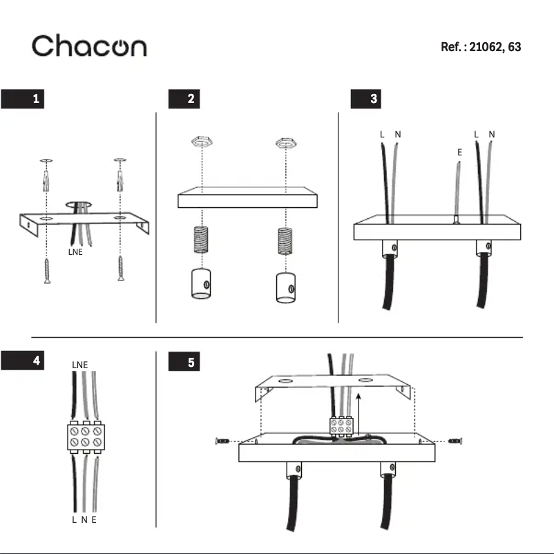 Page 1 de la notice Manuel utilisateur Chacon 21063