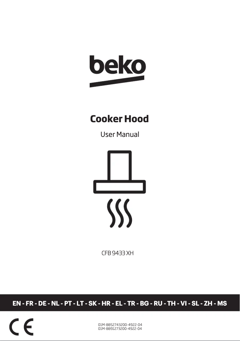 Page n°1 - Manuel utilisateur Beko CFB 9433 XH