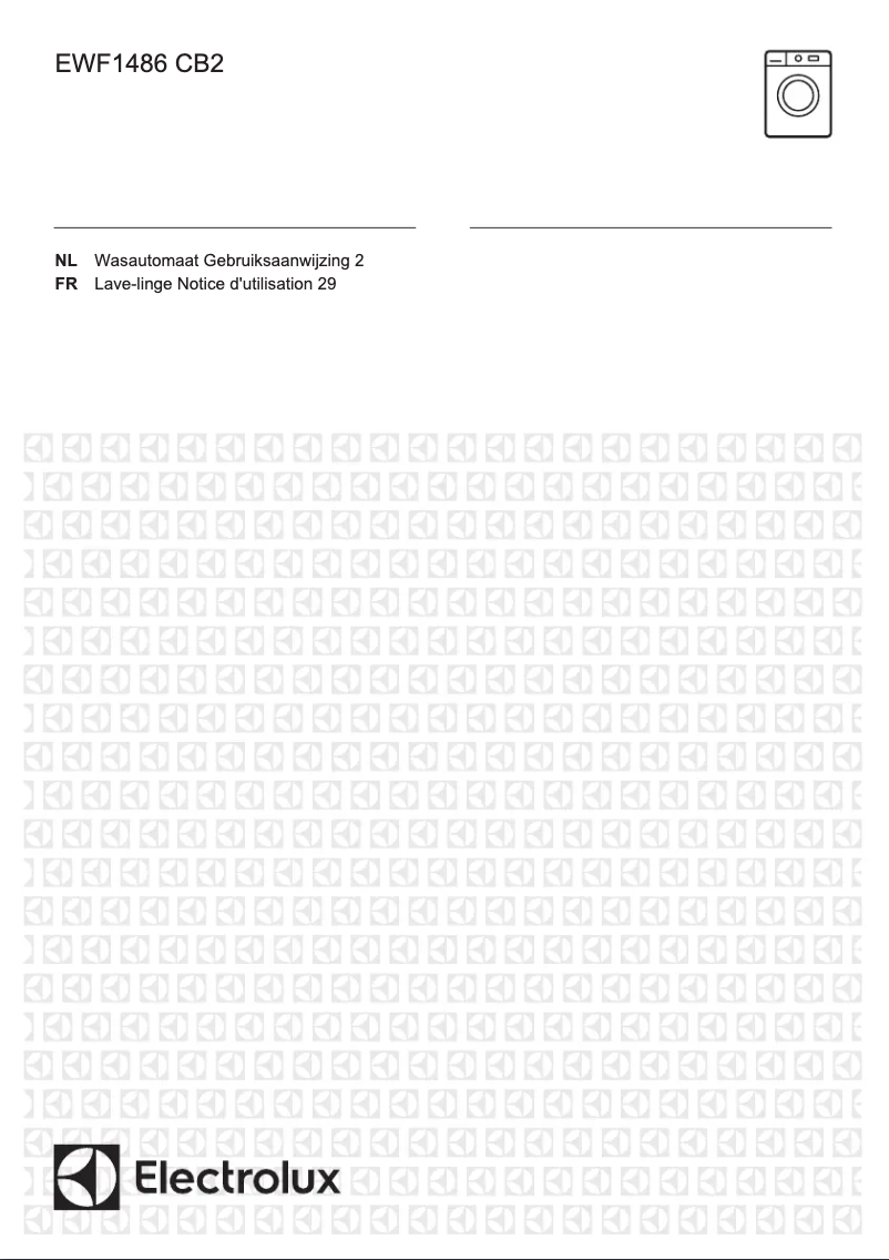 Image de la première page du manuel de l'appareil EWF1486CB2