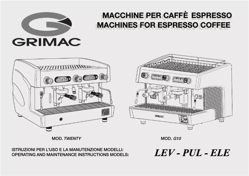 Image de la première page du manuel de l'appareil G10