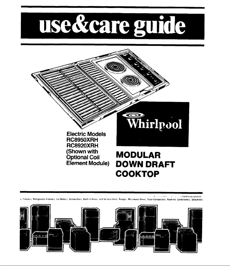 Página 1 del manual Manual de usuario Whirlpool RC8920XRH0