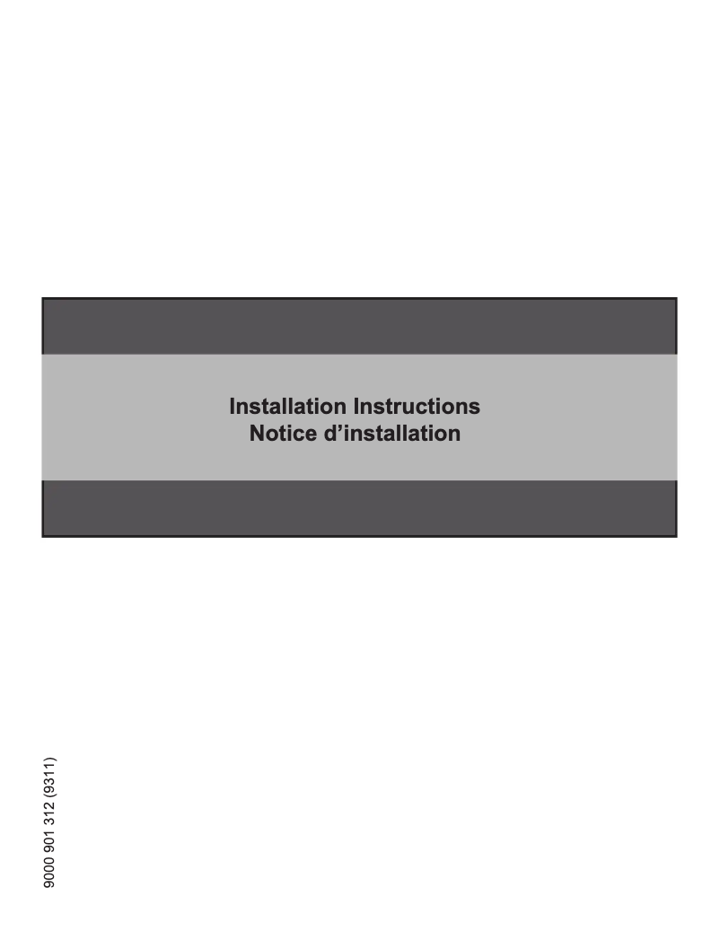 Page 1 de la notice Guide d'installation Bosch SPE53U5