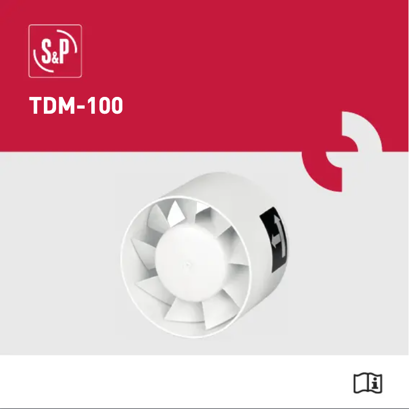 Image de la première page du manuel de l'appareil TDM-100