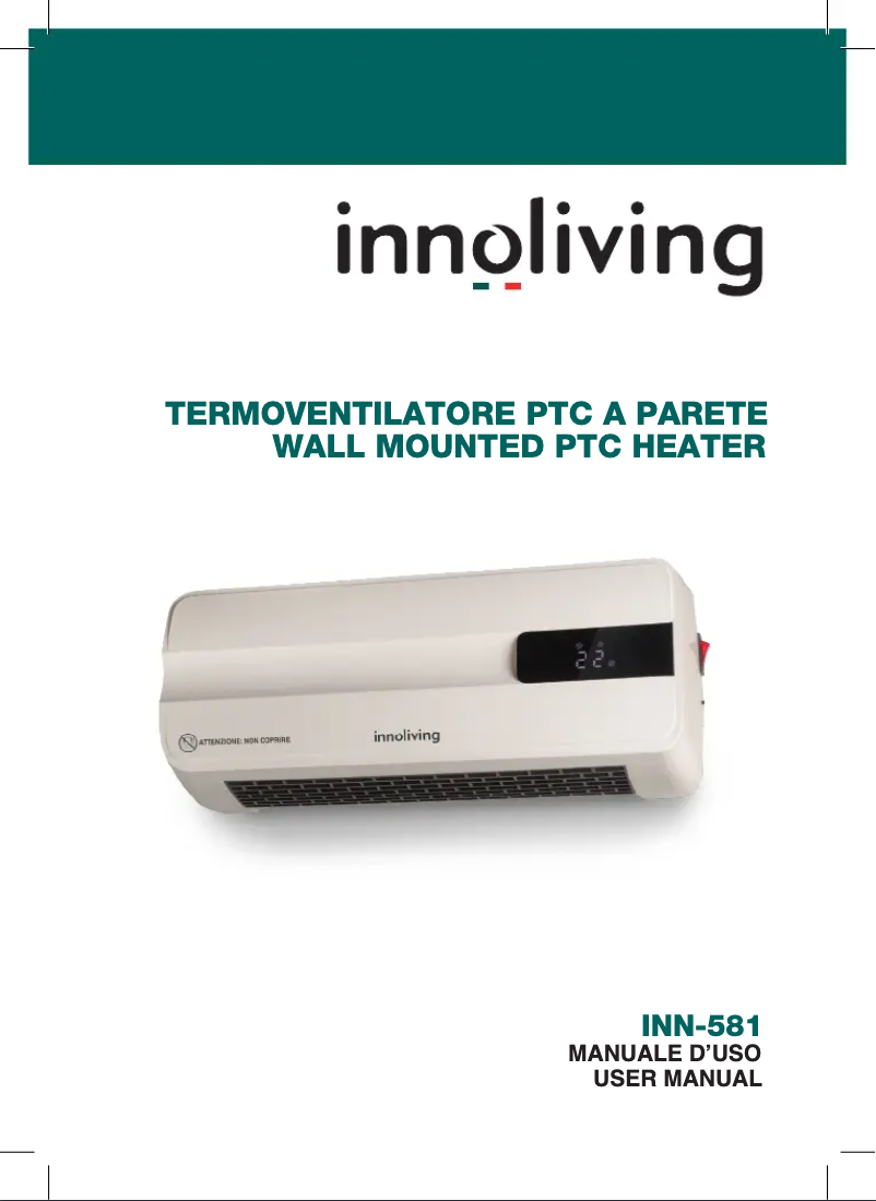Page n°1 - Manuel utilisateur Innoliving INN-581
