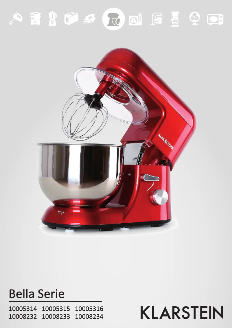 Página 1 del manual Manual de usuario Klarstein Bella Argentea