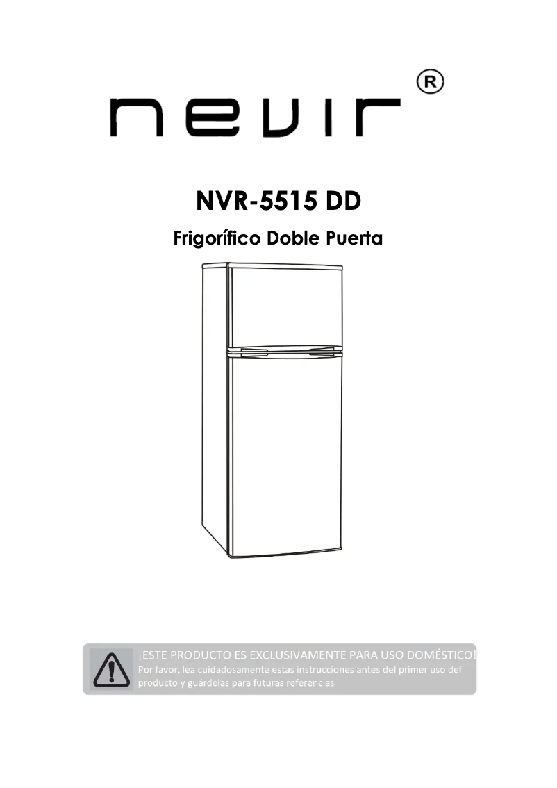 Page 1 de la notice Manuel utilisateur Nevir NVR-5515DD