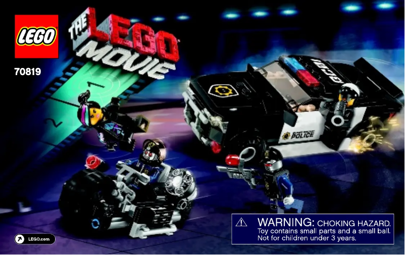 Page 1 de la notice Manuel utilisateur Lego The Lego Movie 70819
