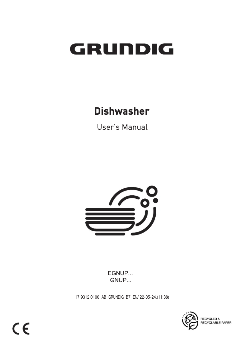 Image de la première page du manuel de l'appareil GNUP3540W