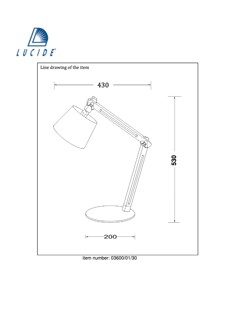 Page 1 de la notice Manuel utilisateur Lucide Olly