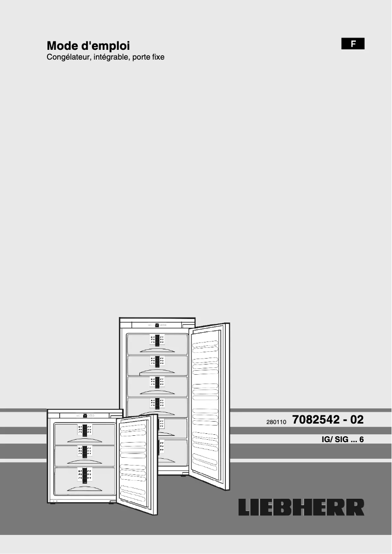 Image de la première page du manuel de l'appareil IG 1166 Premium