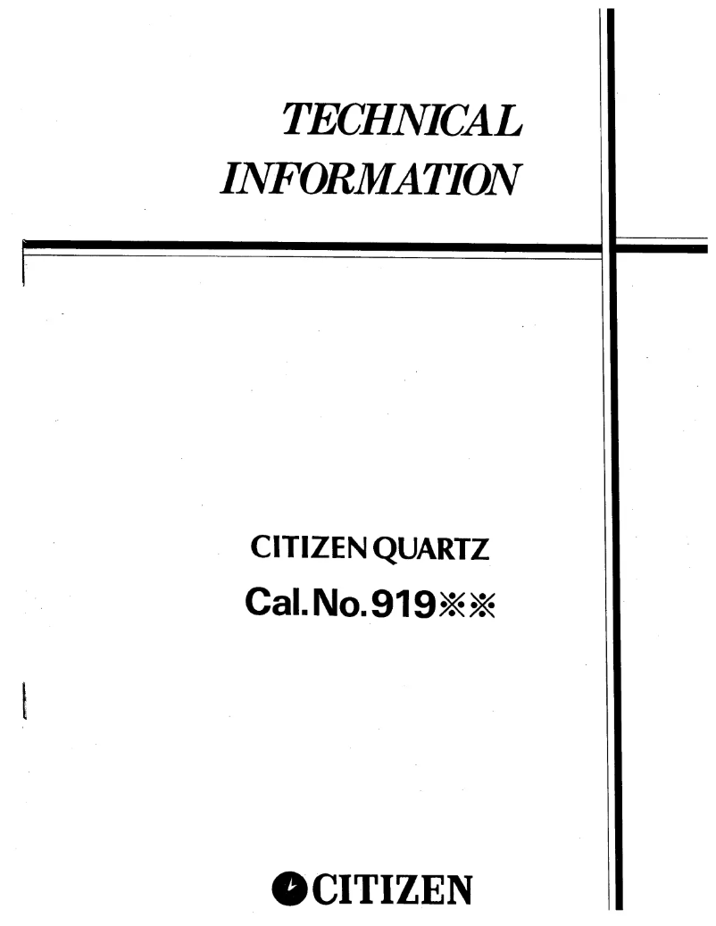 Image de la première page du manuel de l'appareil CAL 9190