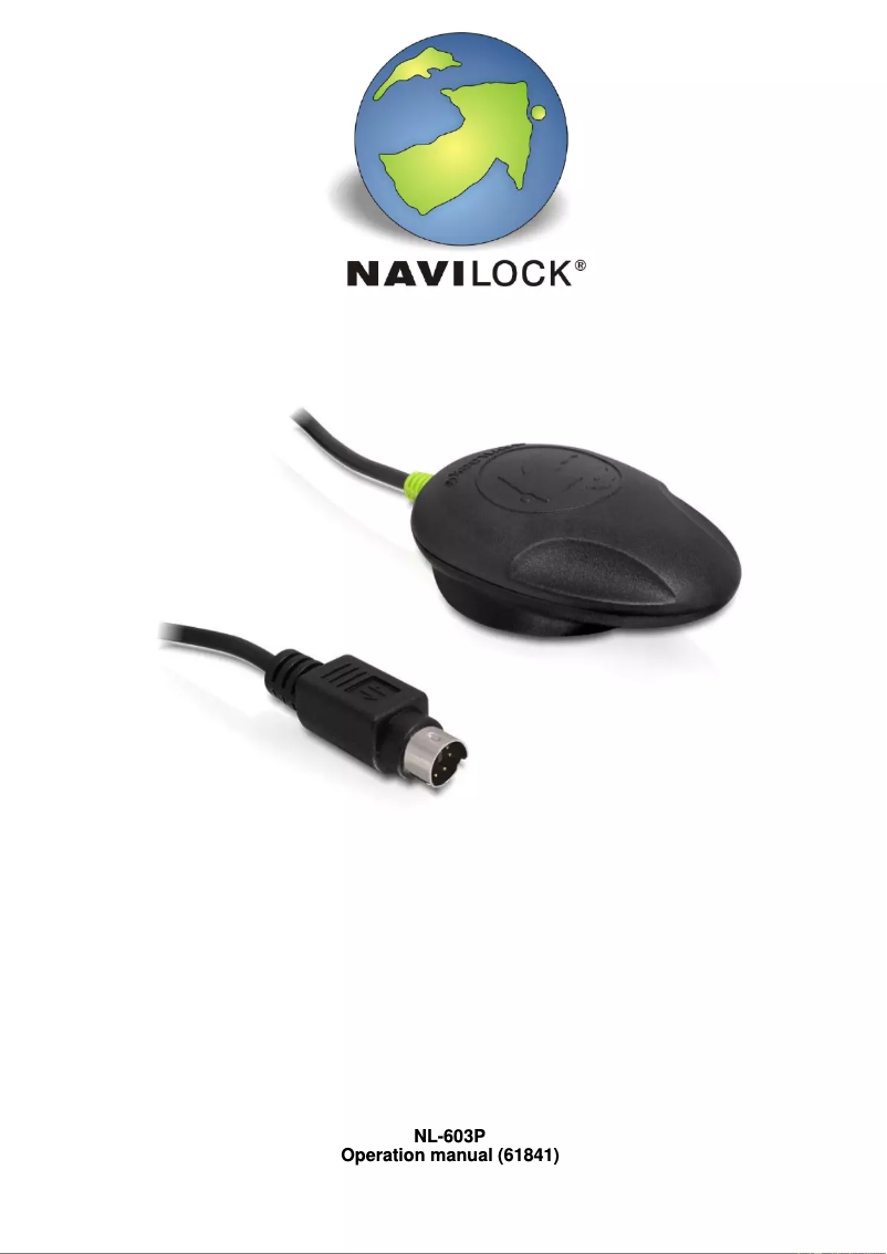 Page n°1 - Manuel utilisateur Navilock NL-603P