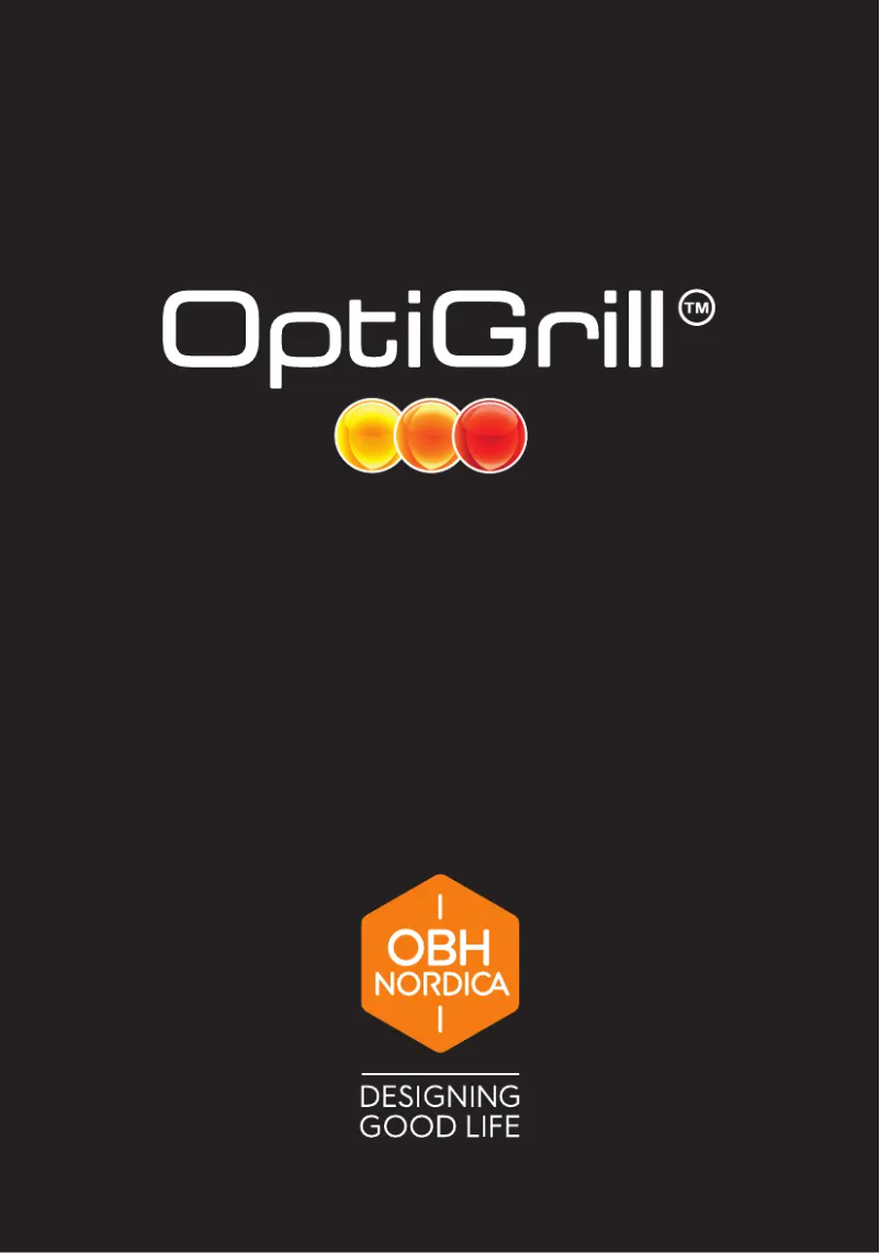 Page 1 de la notice Manuel utilisateur OBH Nordica Optigrill Extra GO708DS0