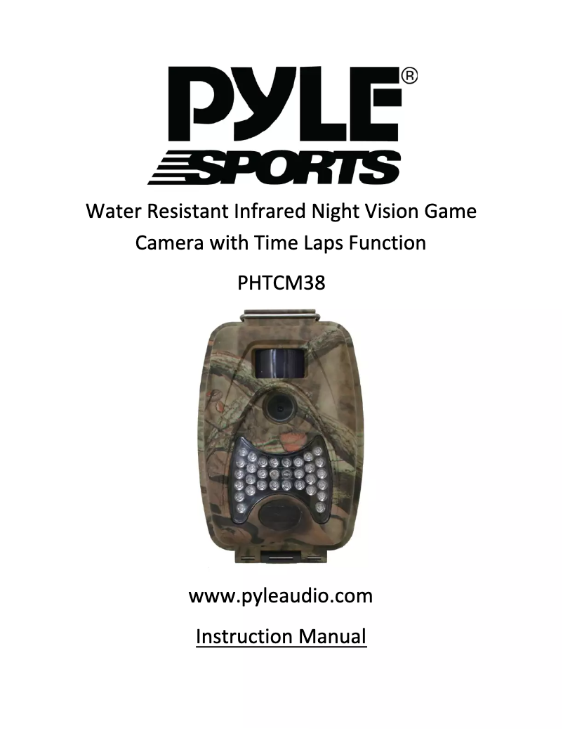 Page 1 of the manual User Manual Pyle PHTCM38