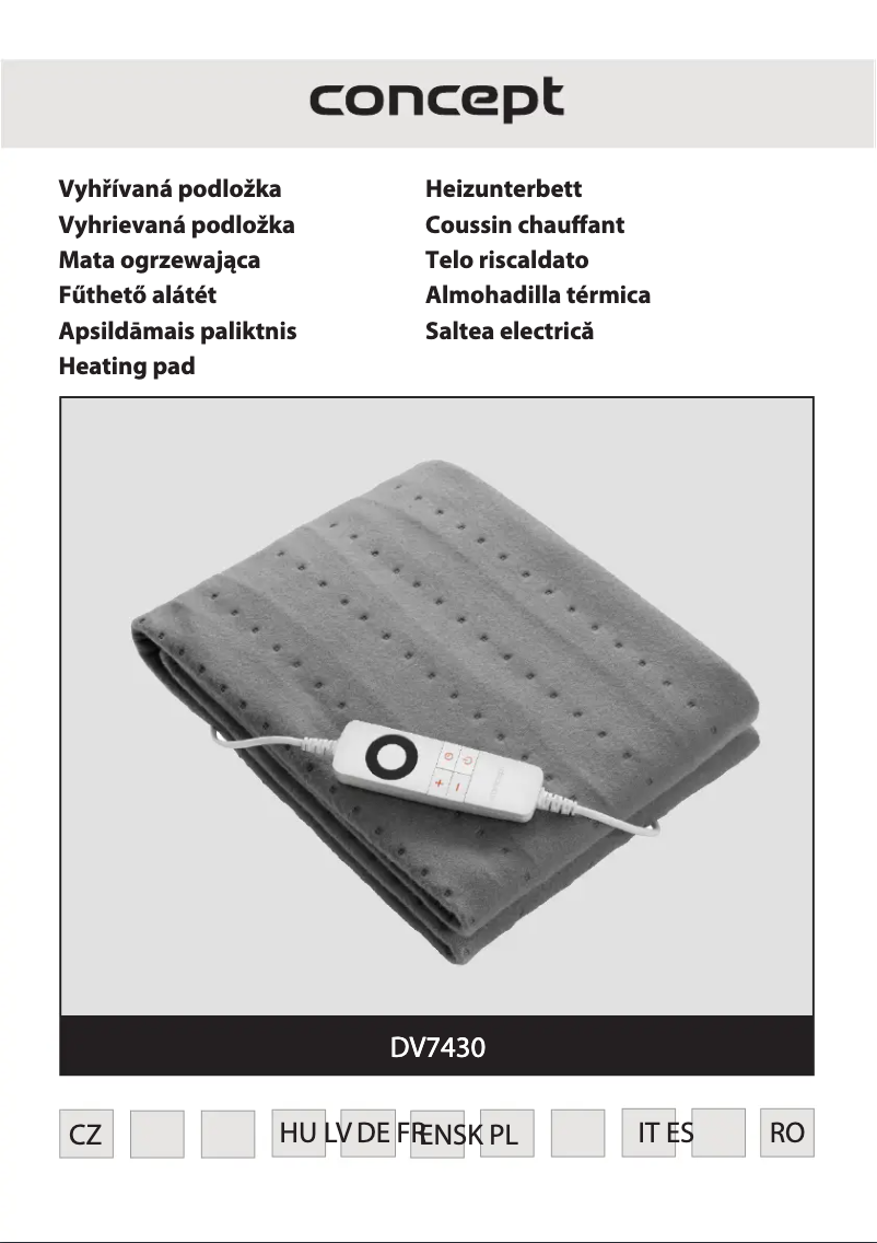 Image de la première page du manuel de l'appareil DV7430