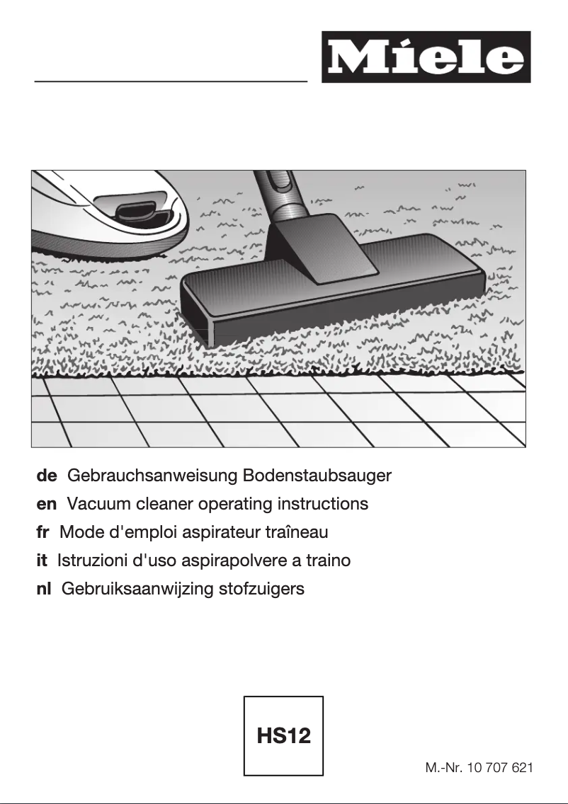 Page n°1 - Manuel utilisateur Miele Classic C1 Junior EcoLine