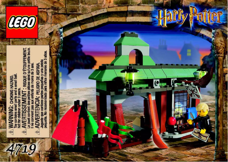 Page 1 de la notice Manuel utilisateur Lego Harry Potter 4719