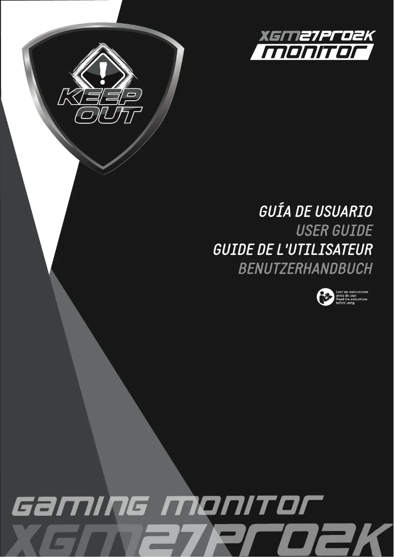 Page 1 de la notice Manuel utilisateur KeepOut XGM27PRO2K