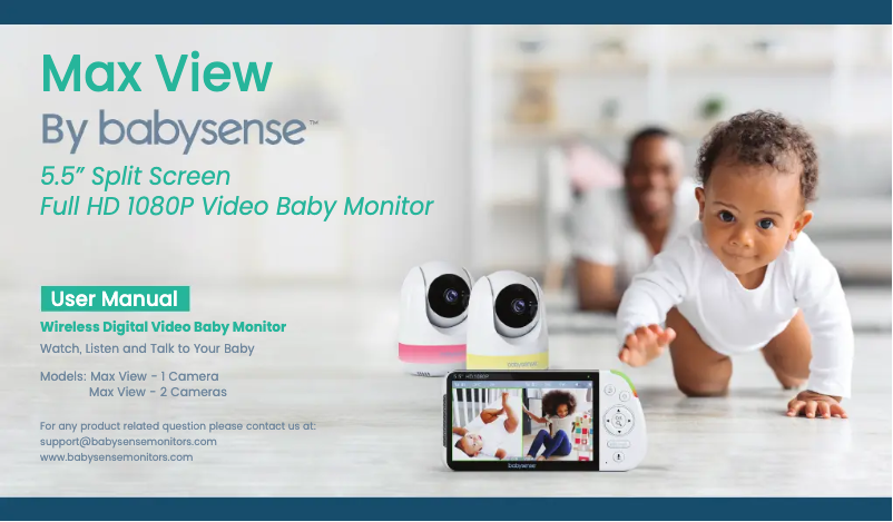 Page n°1 - Manuel utilisateur Babysense Max View