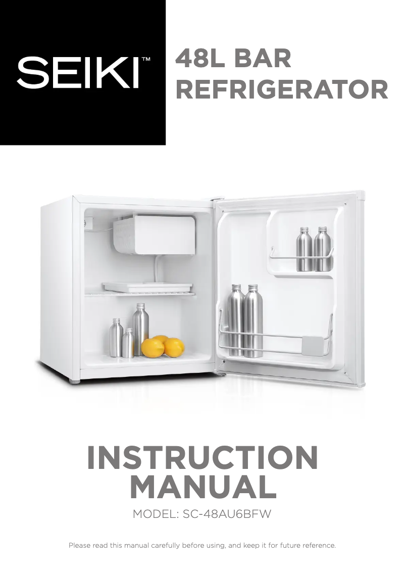 Page 1 de la notice Manuel utilisateur Seiki SC-48AU6BFW