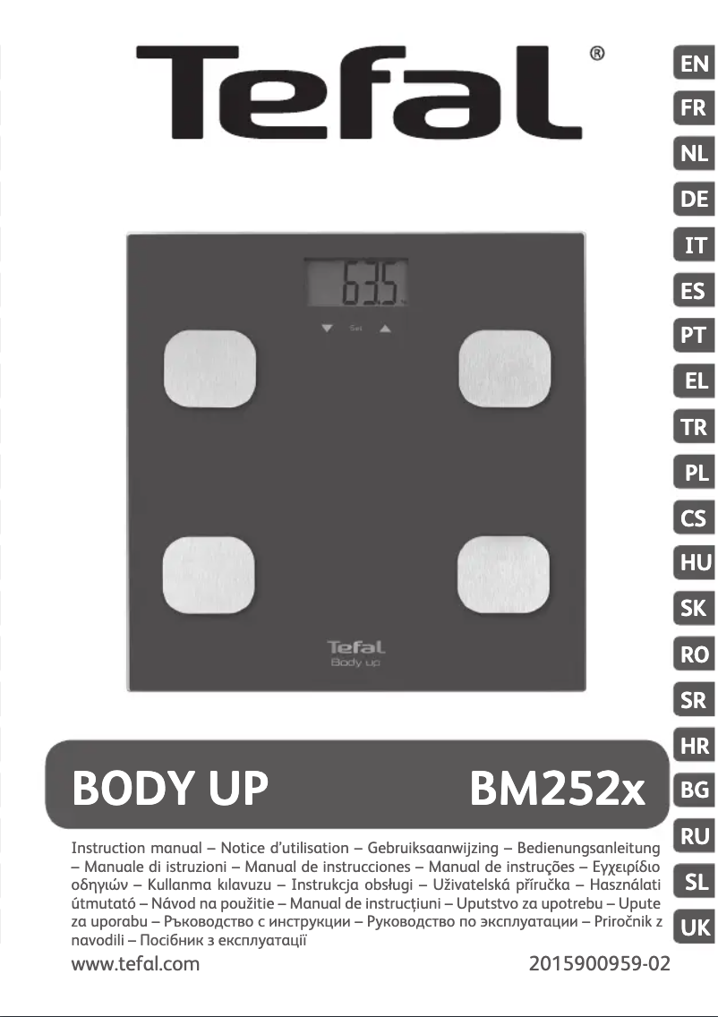 Image de la première page du manuel de l'appareil Body Up BM2520V0