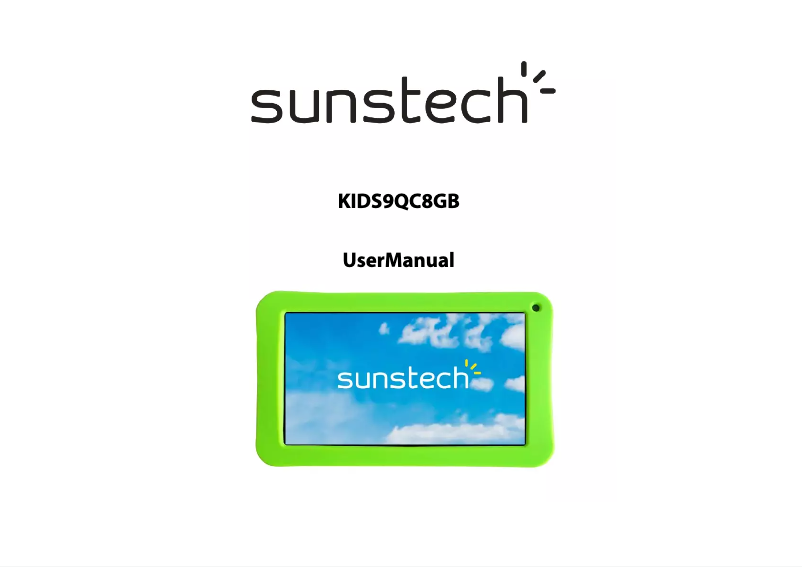 Page n°1 - Manuel utilisateur Sunstech KIDS9QC