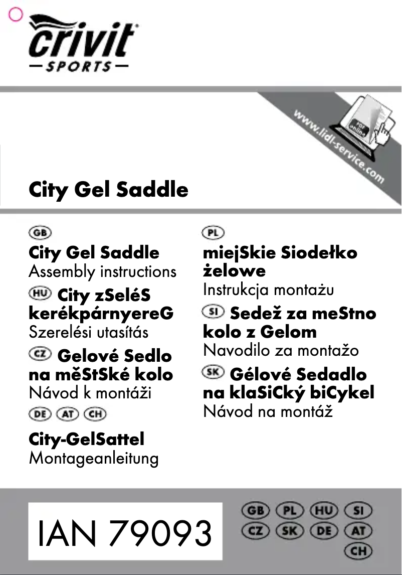 Image de la première page du manuel de l'appareil IAN 79093