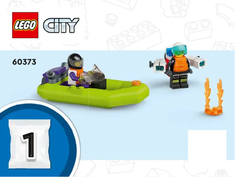 Page n°1 - Manuel utilisateur Lego City 60373